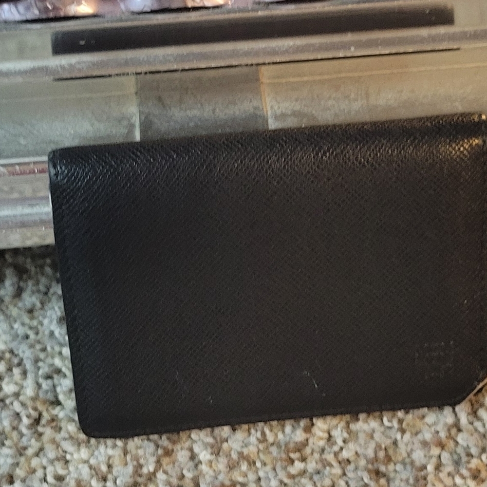 Elegant  MCM Black Textured Wallet